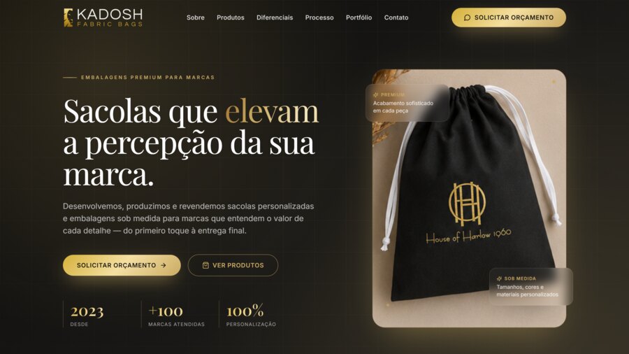 Site Kadosh Bags